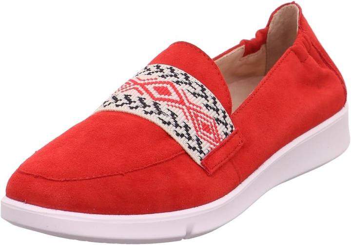 Legero Lucca Fluwelen velours slippers voor dames, Marte Rood 5000, 40 EU (40)