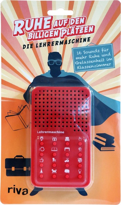 Produktbild Ruhe auf den billigen Plätzen – die Lehrermaschine