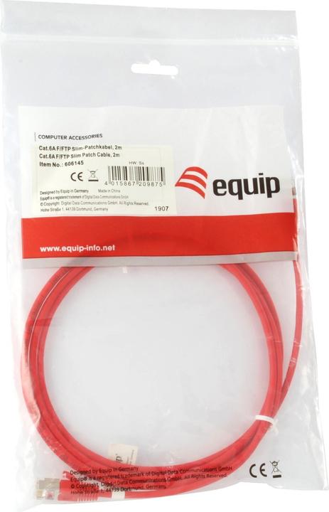 Image du produit equip Câble de raccordement (U/FTP, CAT6a, 2 m)