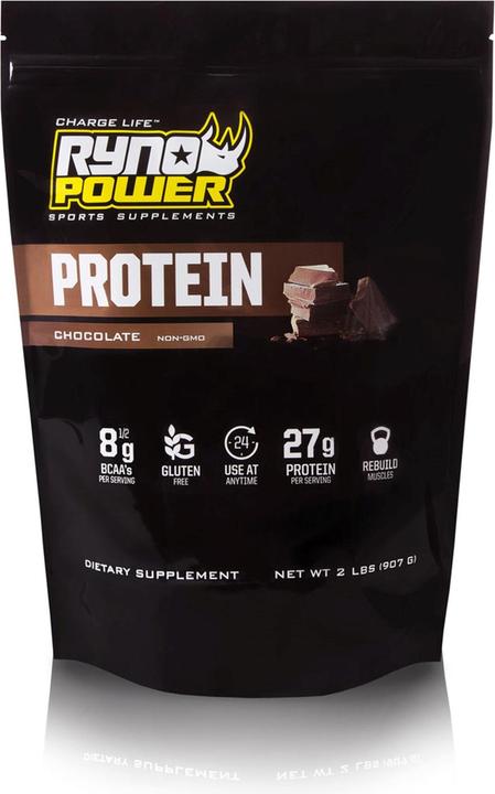 Actual product image Ryno Power Chocolate Protein Powder (Chocolate, 907.18 g)
