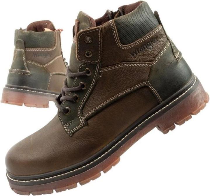 Actual product image Wrangler Allan Mid Herren-Chelsea-Boots aus Leder (46)