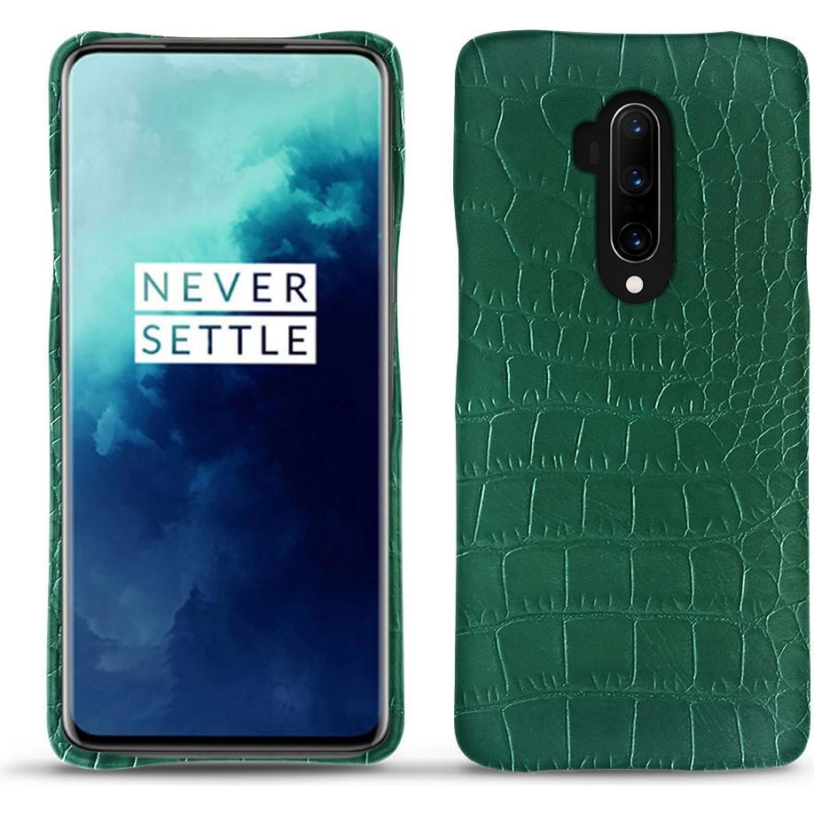 Noreve Lederschutzhülle (OnePlus 7T Pro), Smartphone Hülle, Grün