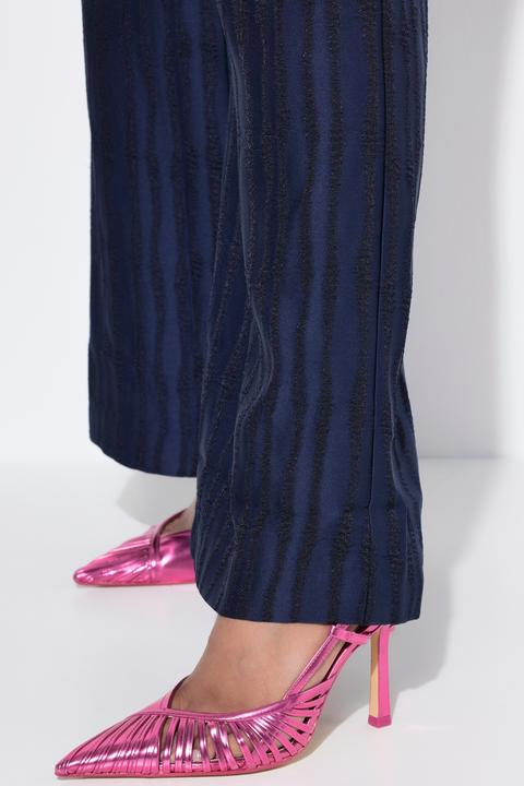 Actual product image Ulla Popken Striped Textured Pants (48)