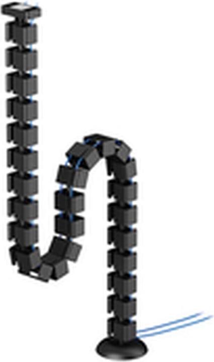 Neomounts Kabelkanal flexibel schwarz/magnetische Befestigung (Kabelkanal, Kabelschlauch, 130 cm)
