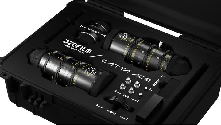 Actual product image Dzofilm Catta Ace Zoom 2-Lens Kit (35-80/70-135 T2.9) Black (L-Mount, full size)