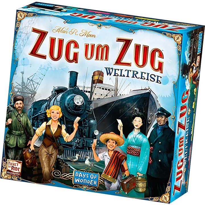 Actual product image Asmodée Train to train World tour (German, 2 - 5 Players)