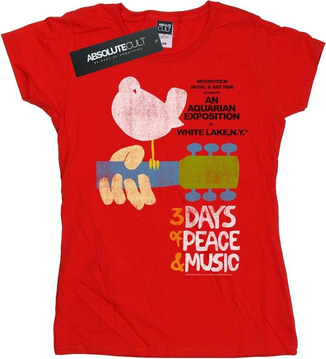 Immagine prodotto Woodstock Festival Poster Maglietta Donna (XL)