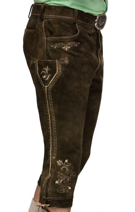 Image du produit Stockerpoint Lederhose Kniebund incl. Gürtel SIGMAR4 bison gespeckt (46)