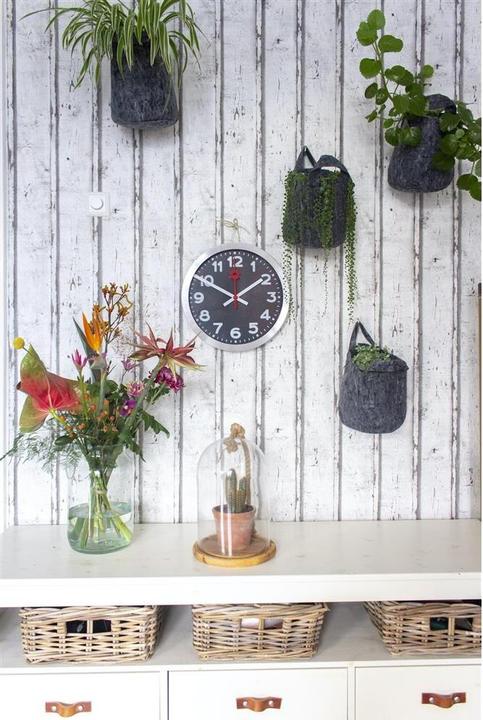 Produktbild Nextime Wanduhr Station Schwarz 35cm (35 cm)