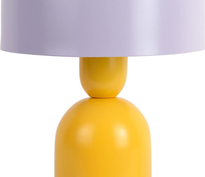 Bright yellow & soft purple