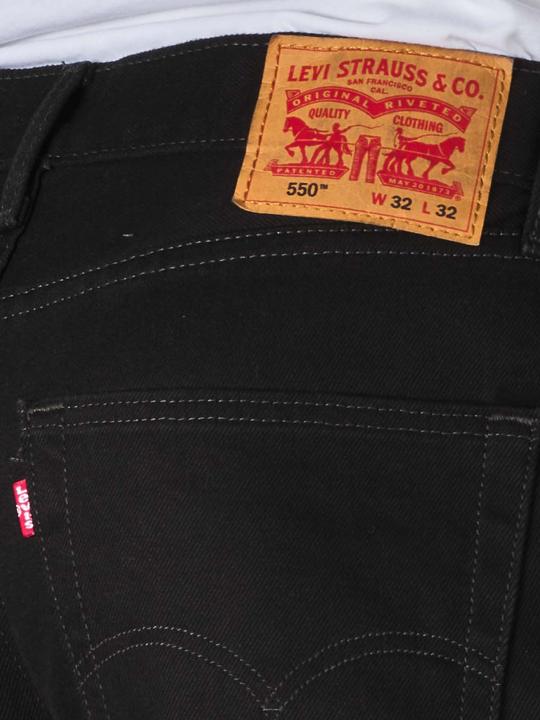Actual product image Levis 550 Jeans Relaxed Fit black (W42/L30)