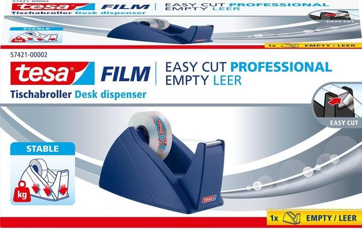Actual product image tesa tesafilm EASY CUT table dispenser - Tape dispenser for rolls up to 33 m x 19 mm