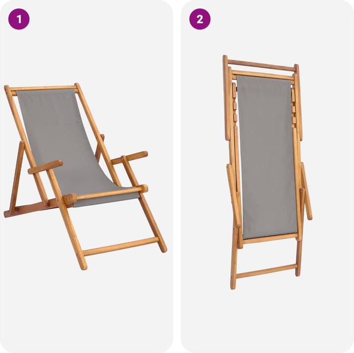 Immagine prodotto vidaXL Liegestuhl (107 cm)