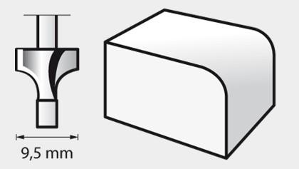 Produktbild Dremel HSS-Fräser Ø 9,5 mm (1 Stück)