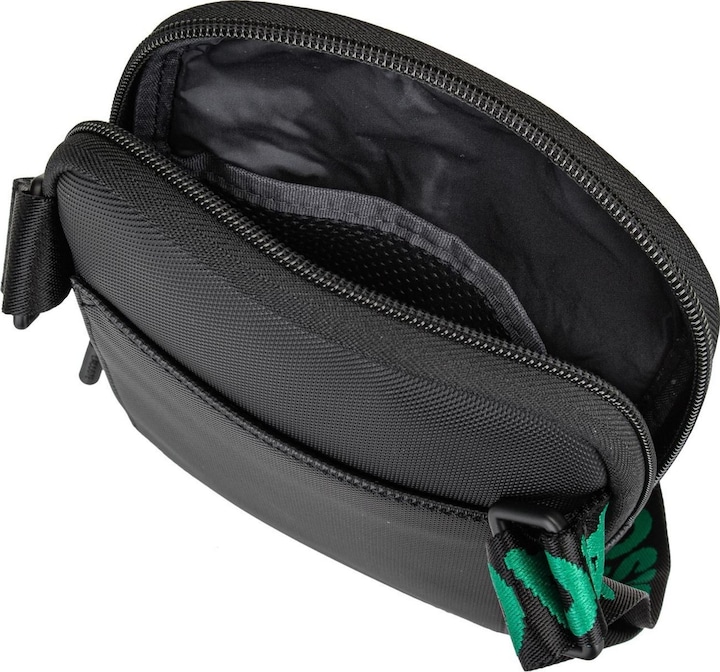 Produktbild Lacoste Small LCST Slimline Piqué Tasche - Schwarz