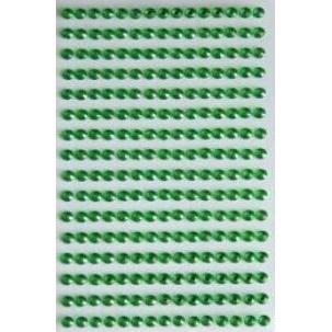 Brewis Selbstklebende Strasssteine ​​grün 6mm 140 Stk