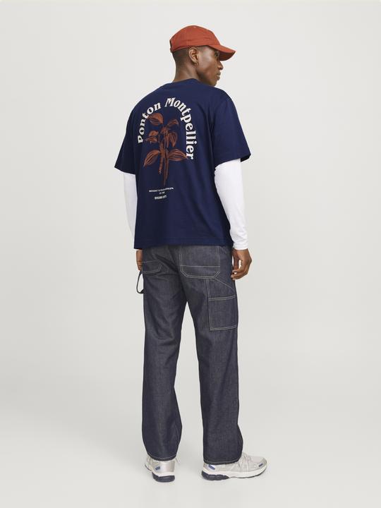 Actual product image Jack & Jones Jorparos Easter Sketch Tee Ss Crew N Ln (L)