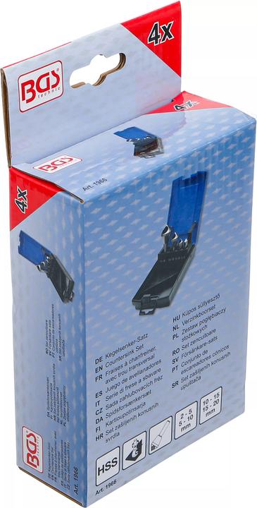 Actual product image BGS Countersink Set | with Crosshole | 4 pcs. (2 millimetres)