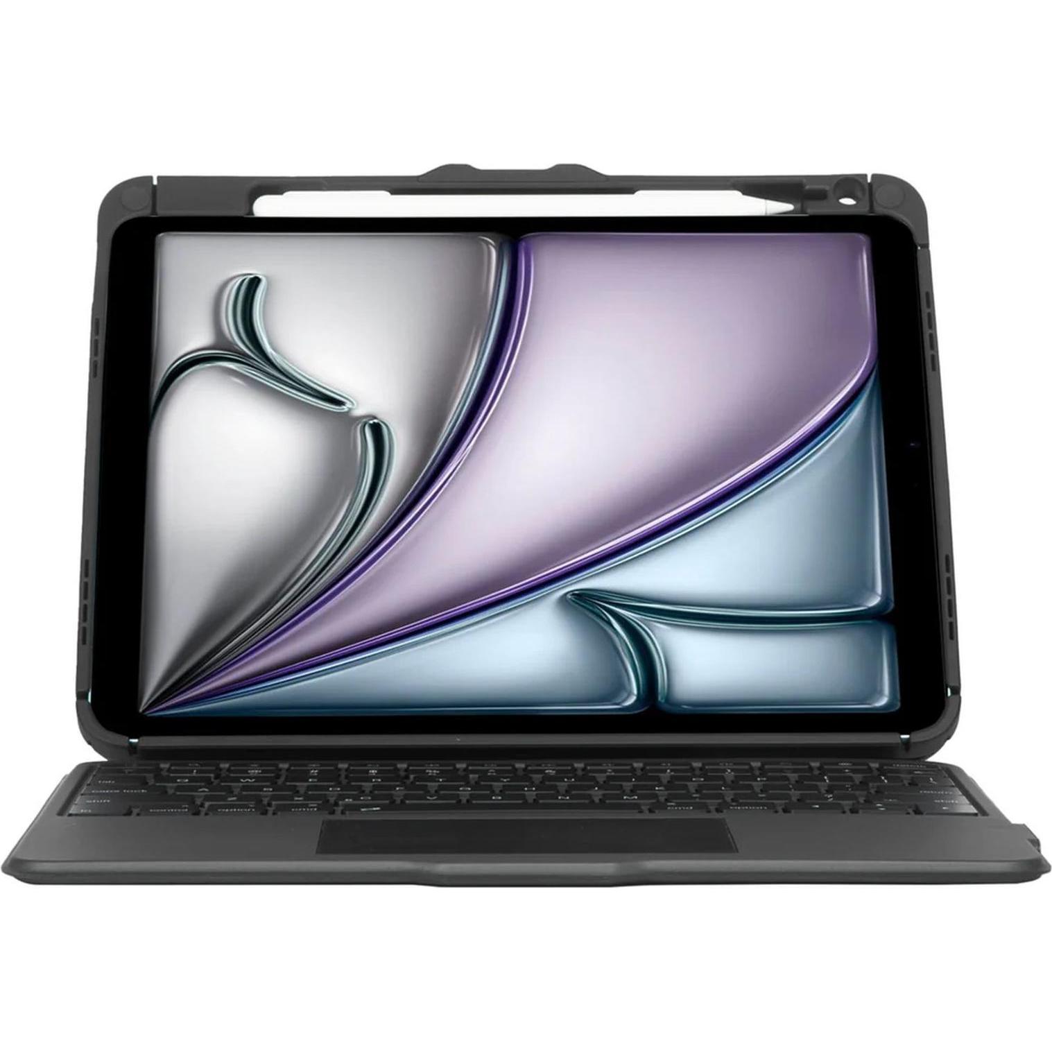 Targus Custodia con tastiera THZ967DE Versav nero,Versavu,f.iPad Air, Tastiera per tablet, Nero