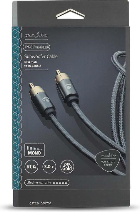 Produktbild Nedis Rca – Rca (3 m, Cinch Kabel)
