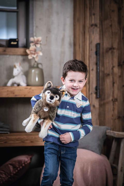 Produktbild Steiff Snorry Schlenker-Wolf dunkelgrau 40cm (40 cm)