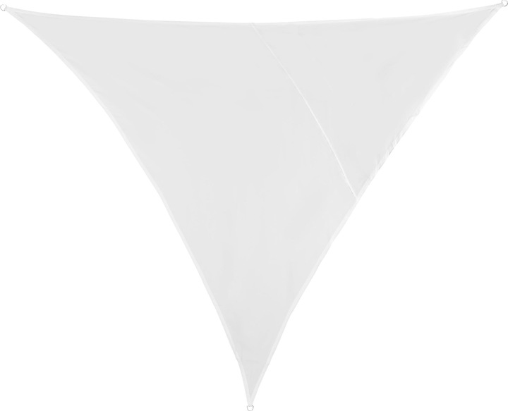 Actual product image Relaxdays Traingular White Shade Sail (400 x 330 x 0.5 cm)