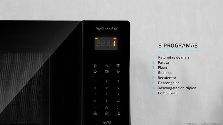 Produktbild Cecotec ProClean 6110 Arbeitsplatte Grill-Mikrowelle Edelstahl (23 l)