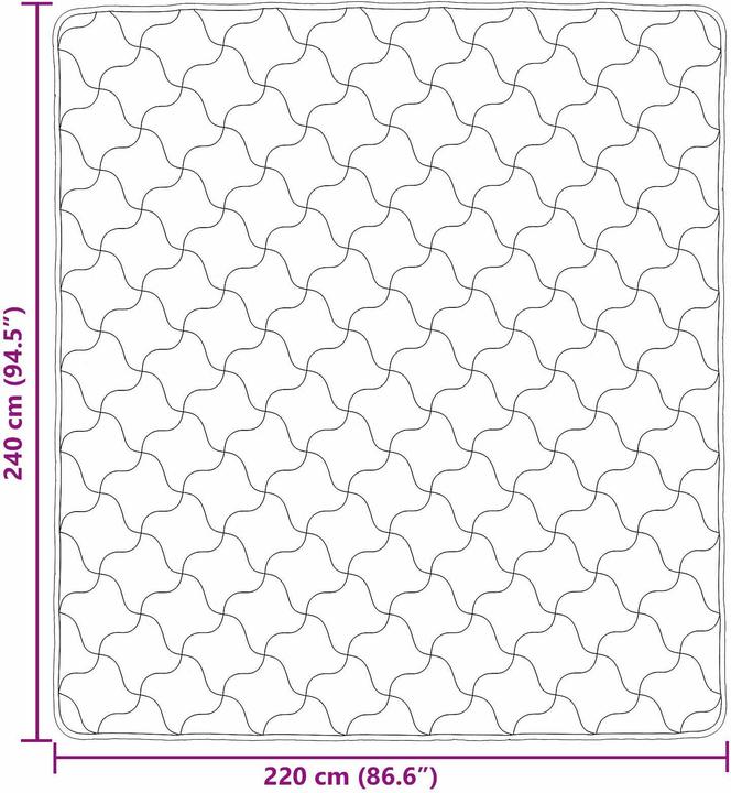 Produktbild vidaXL Winterbettwäsche (Duvetbezug, 220 x 240 cm)