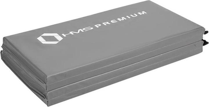 Produktbild HMS Faltbare Gymnastikmatratze Premium MGS01, 2400x1200mm, grau (50 mm)