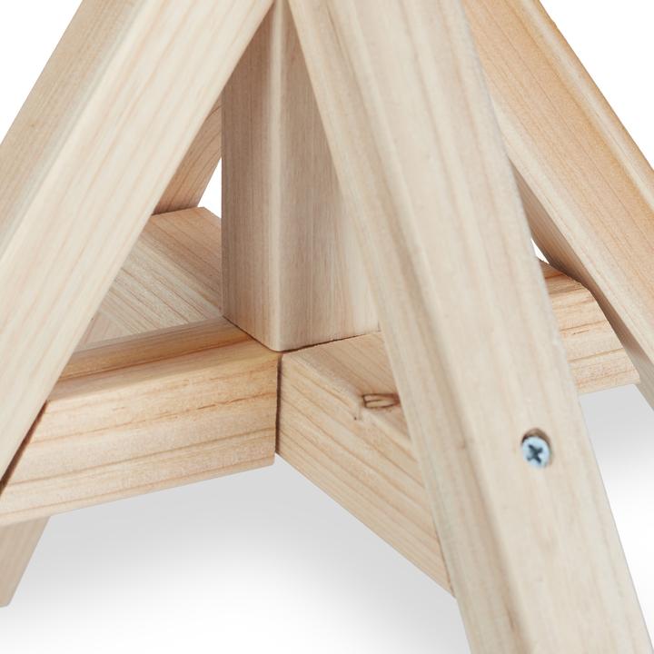 Immagine prodotto Relaxdays Casetta per insetti con piedistallo (Api, Coccinelle, Merletti)