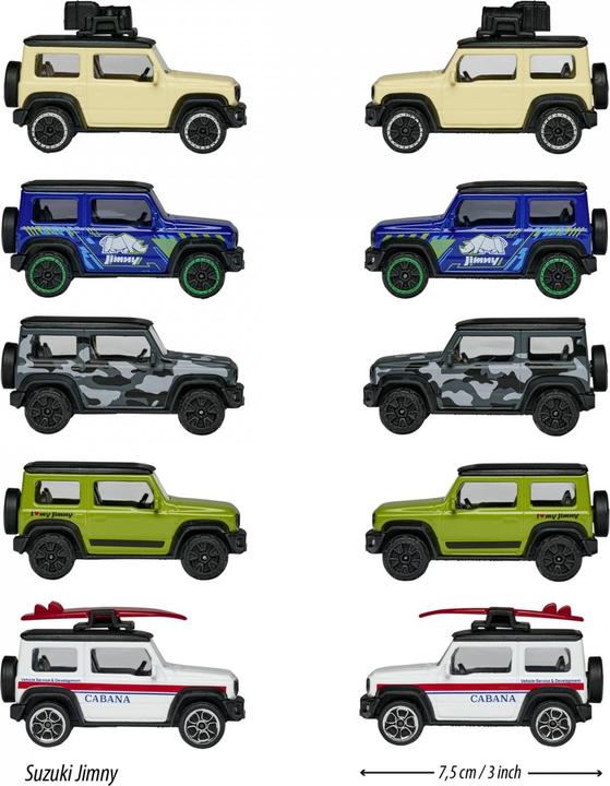 Produktbild Majorette Suzuki Jimmy Cars Geschenkpackung