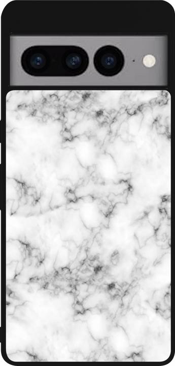 Actual product image PhoneLook Coque Silicone rigide noir Marble 01 (Google Pixel 7 Pro)