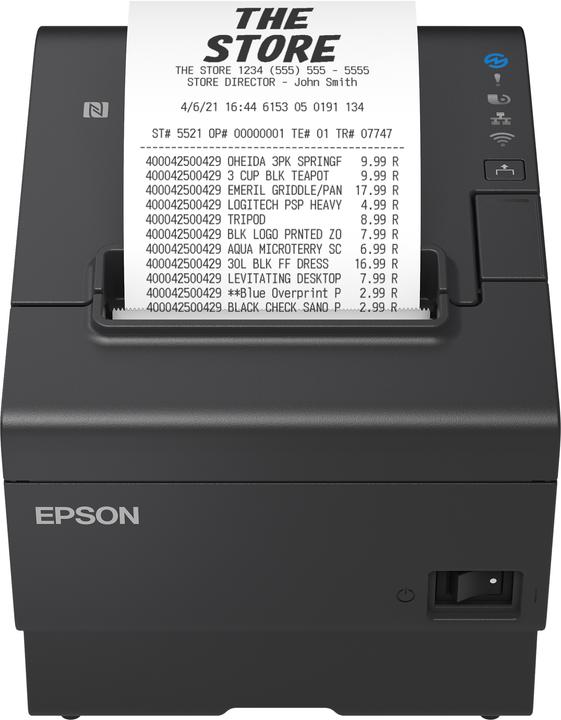 Epson TM-T88VII (112): USB, Ethernet, serieel, PS (Ethernet, RS-232, USB 2.0, USB 2.0 type B aansluiting)
