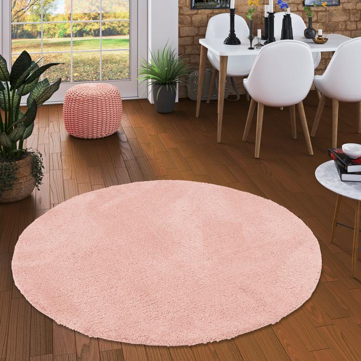 Actual product image Pergamon Luxury Super High Pile Shaggy Carpet Luca Round (160 x 160 cm)