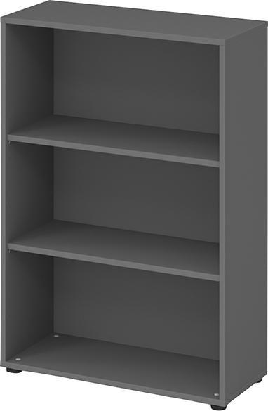 Actual product image Hammerbacher Shelf 3OH 33cm deep graphite (80 x 33 x 114.40 cm)