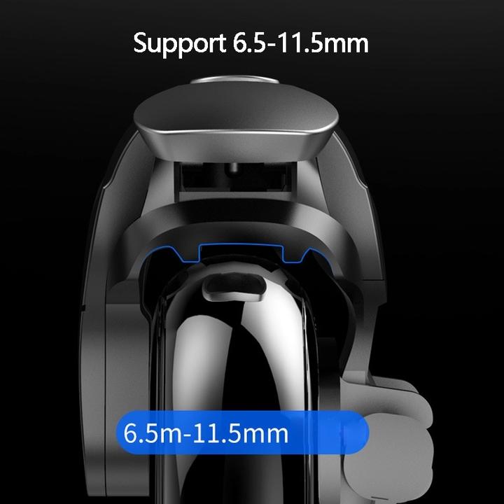 Actual product image Plutoos PUBG Handle Mobile Gaming Joystick Trigger Shooter Controller android Gamepad L1 R1 (iOS, Android)