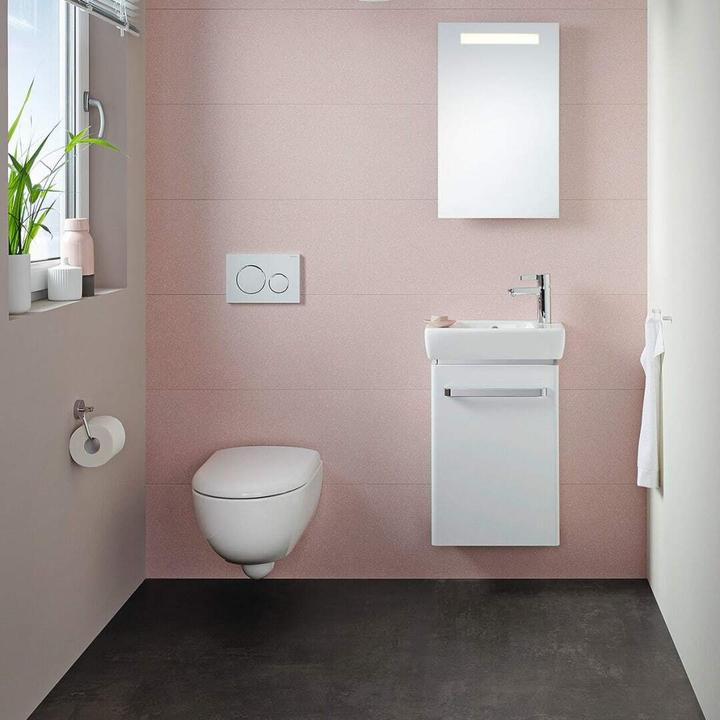 Immagine prodotto Geberit Option Basic Square specchio illuminato, illuminazione superiore (50 x 77 cm)