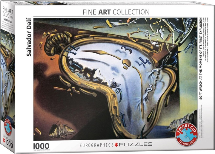 Produktbild Eurographics Weiche Uhr im Moment (1000 Teile)
