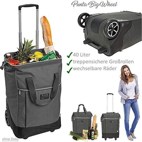 Produktbild Punta Big Wheel Einkaufsroller mit Thermotasche