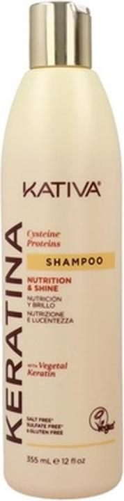 Produktbild Kativa Keratin Cystein Proteine Shampoo 355 Ml (355 ml, Flüssiges Shampoo)