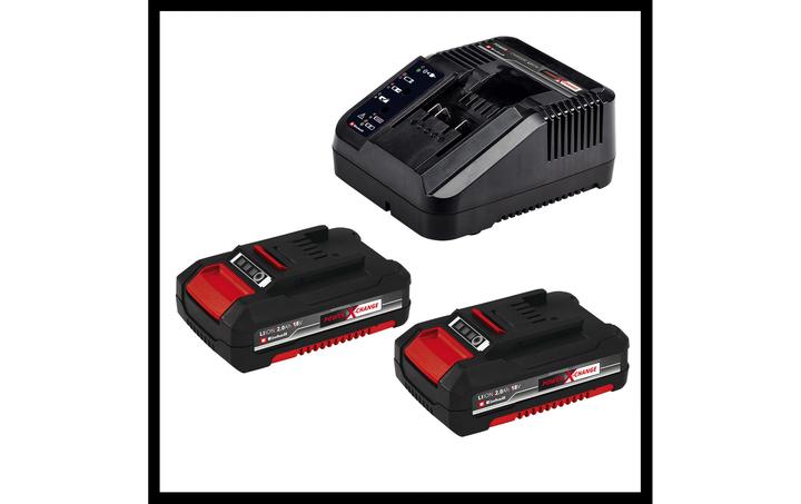 Image du produit Einhell Kit perceuse-visseuse sans fil TC-CD 18/35 Li + 39 (2x 2,0 Ah)