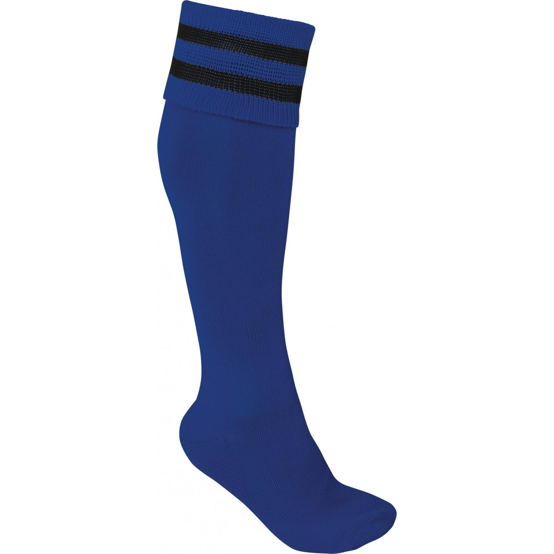 Proact, Sportsocken, Hohe gestreifte Sportsocken (35 - 38), Blau