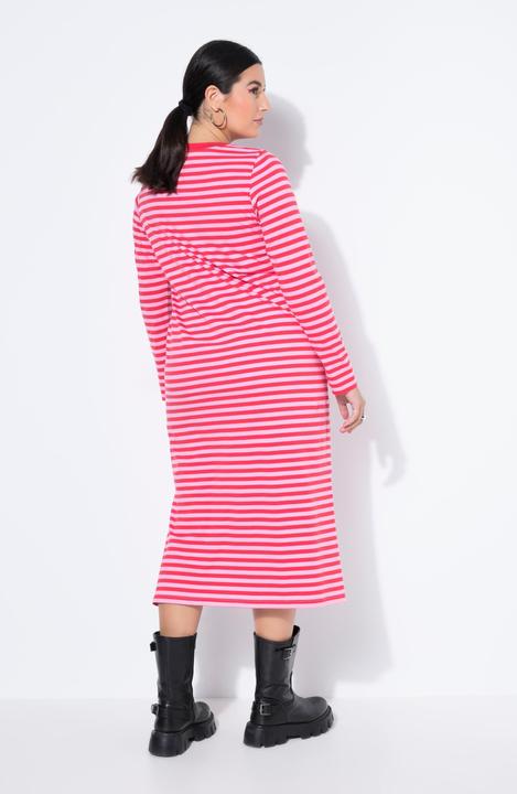 Produktbild Studio Untold Maxikleid, Jersey mit Ringeln, Langarm (54)