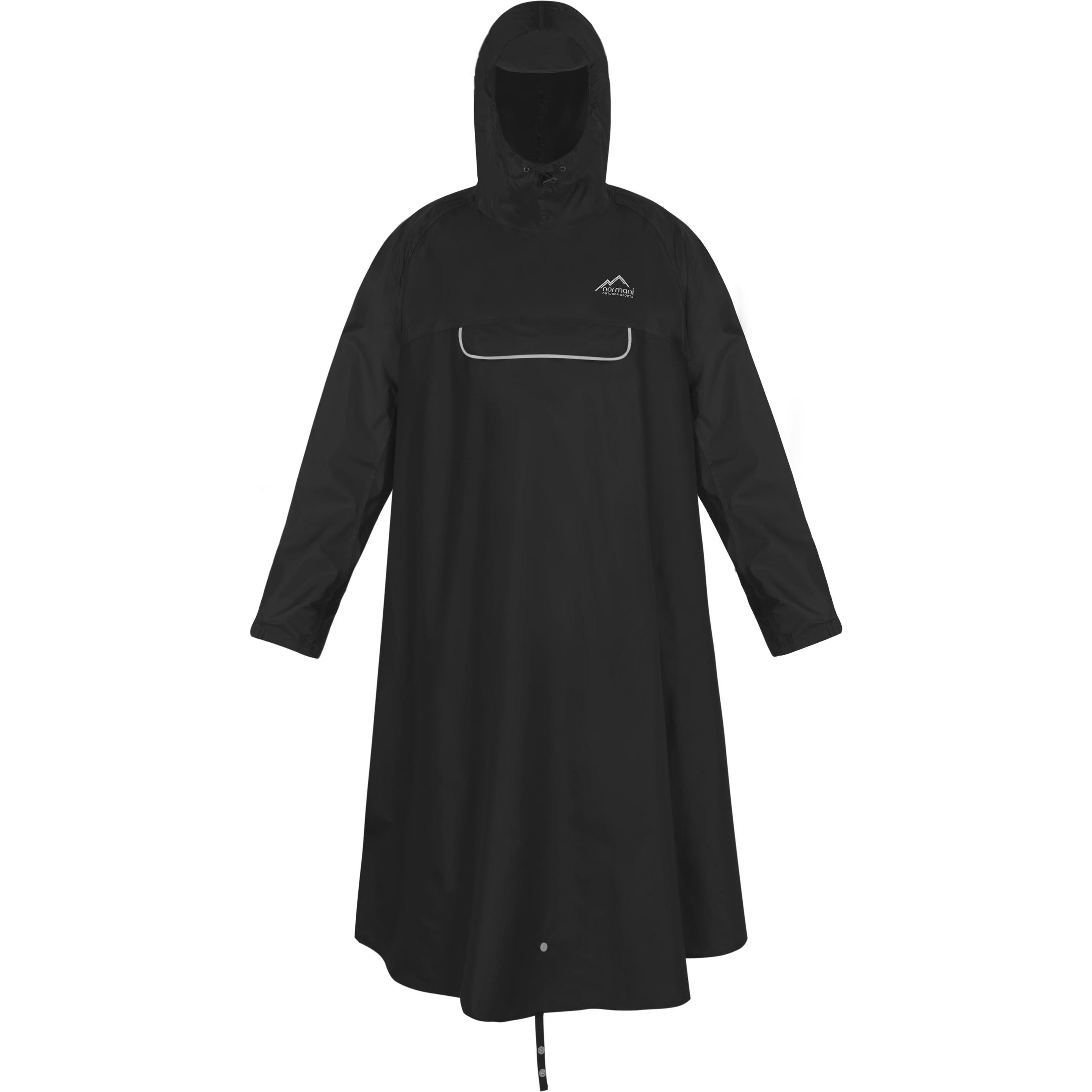 Normani, Herren, Jacke, Regenponcho Quibdó (3XL), Schwarz, 3XL