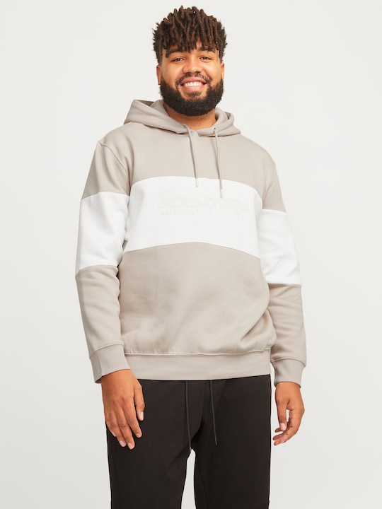 Produktbild Jack & Jones Jjelegacy Blocking Sweat Hood Noos Pls (4XL)
