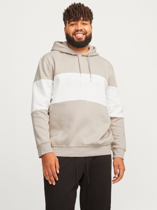 Actual product image Jack & Jones Jjelegacy Blocking Sweat Hood Noos Pls (4XL)