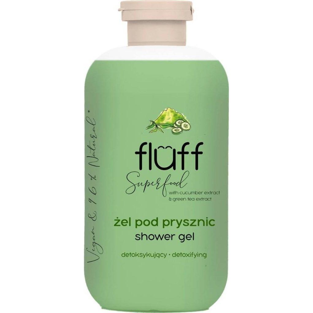 Fluff, Duschmittel, DETOXIFYING Żel pod prysznic ogórek i zielona herbata 500ml (500 ml)
