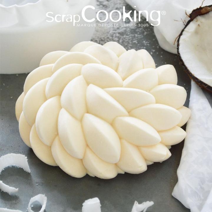 Produktbild ScrapCooking 3D Silikonform Saint Honoré Blüte D18cm (18 cm)