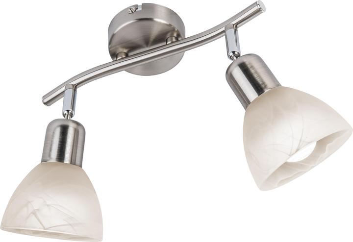 Produktbild Nino Leuchten nickel LEDStrahler 2flg 3000K 6W (600 lm, E14)