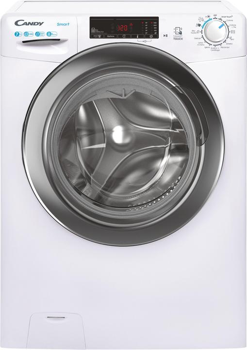 Candy Smart CSS4127TWR3/1-11 Frontlader 7Kg Waschmaschine (7 kg, Links)